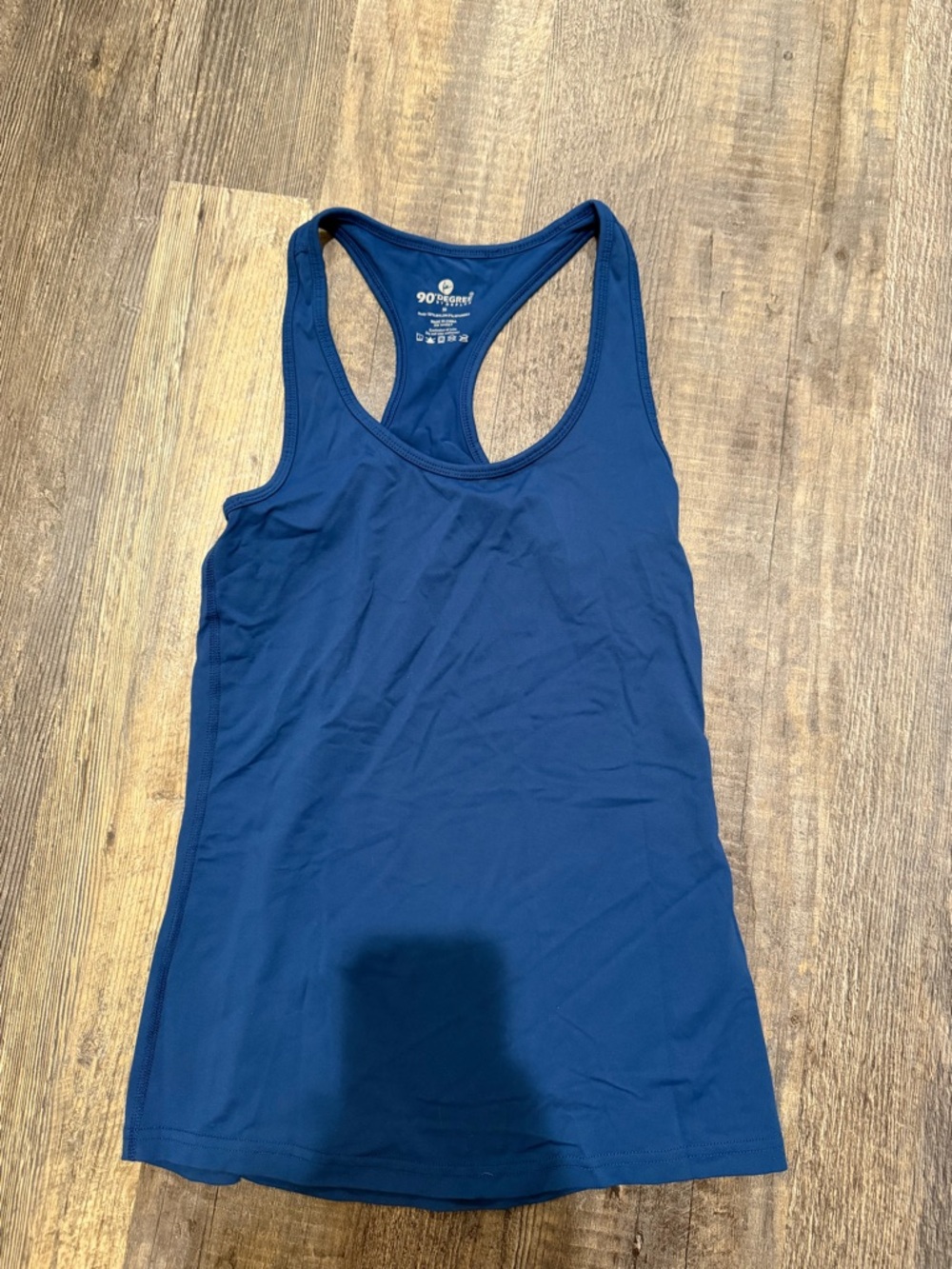 Women’s Navy 90 Degrees Racerback Work Out Athletic Tank Top
